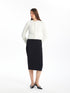 LC Waikiki Women's Pencil Skirt With Elastic Waist